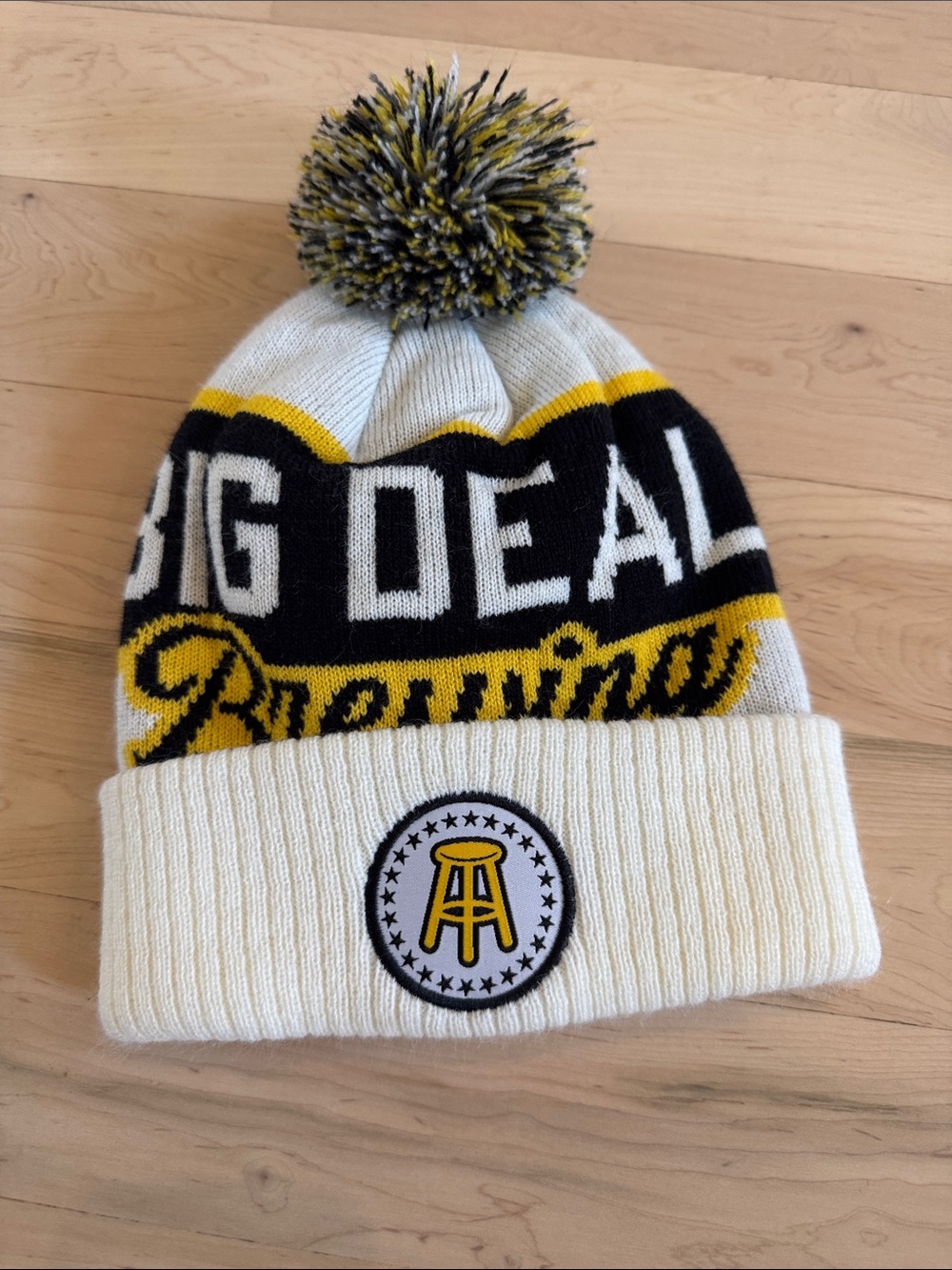 Barstool Sports Big Deal Brewing By Labatt Winter Hat Pompom Beanie